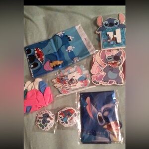 Stitch Kids Accessories Set in Blue and Pink